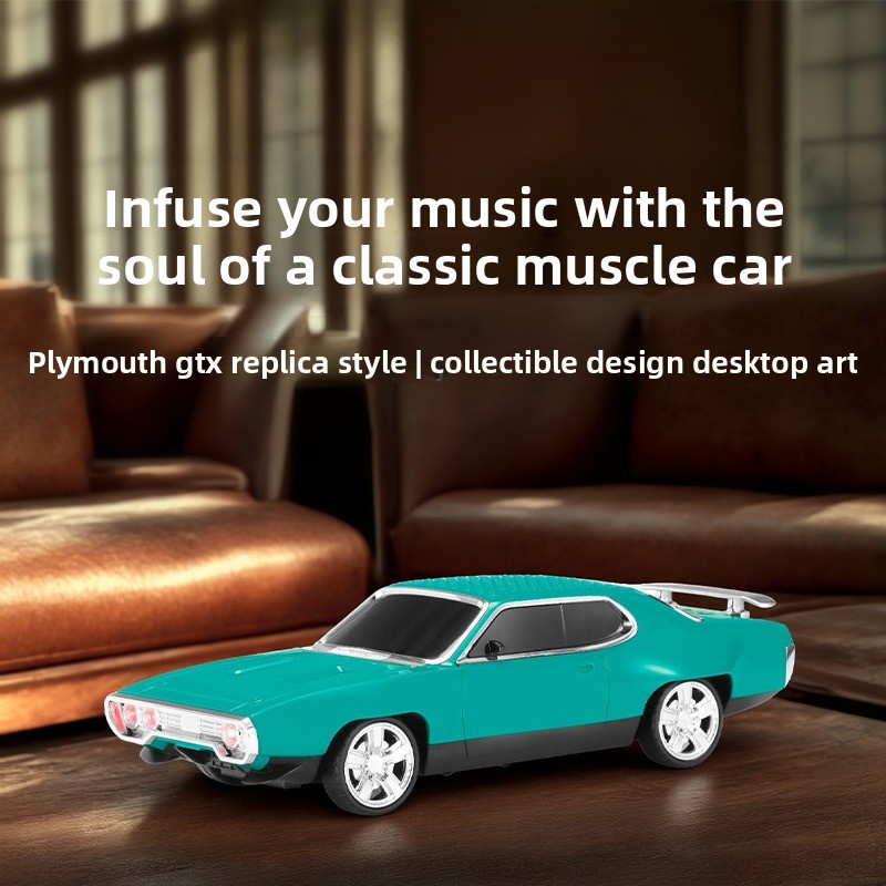 Audio Music Spotify - Bluetooth-speaker Plymouth automodel ornament TF-kaart desktop