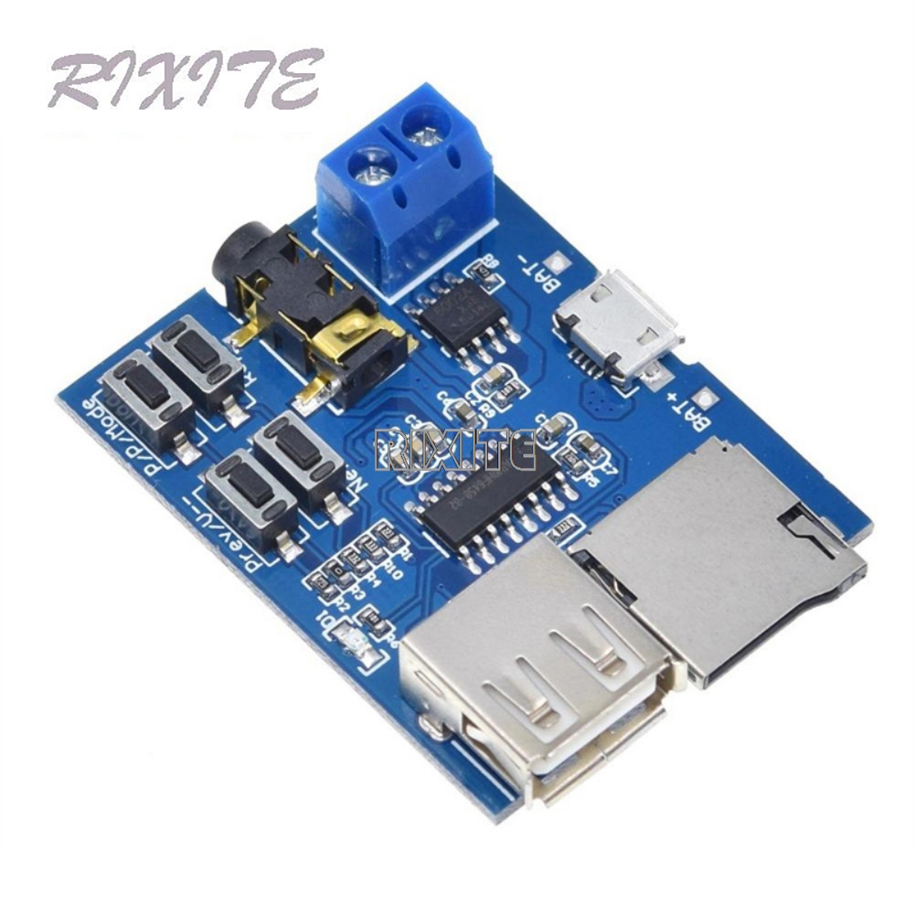 Headphone Amplifier Dac - TF-kaart U Disk MP3-formaat Decoder Board