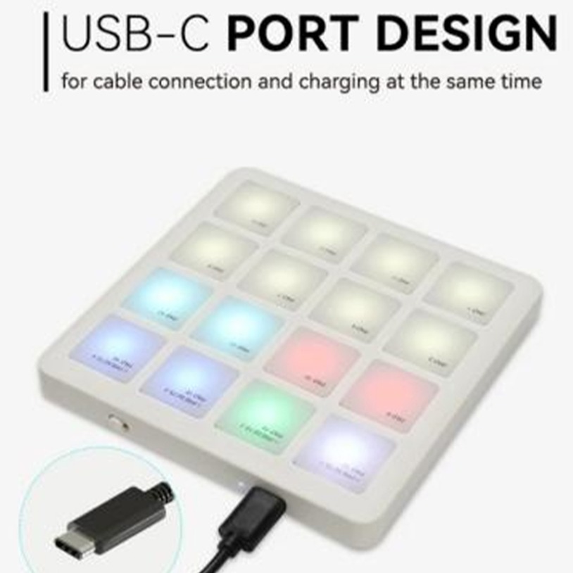 Midi Controller Pad - SMC-PAD Pocket MIDI-controller met snelheidsgevoelige pads,