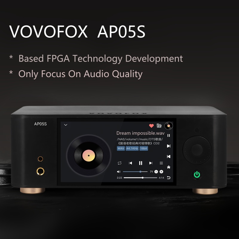 Audio Without Music - VOVOFOX-HiFi AP05S Lossless muziekspeler gebaseerd op