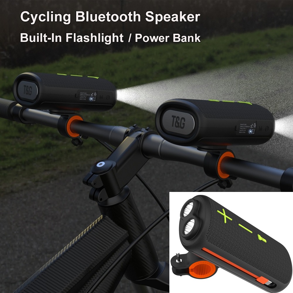 Audio Music Spotify - Multifunctionele Bluetooth-speaker voor buitenfietsen, IPX5 waterdichte