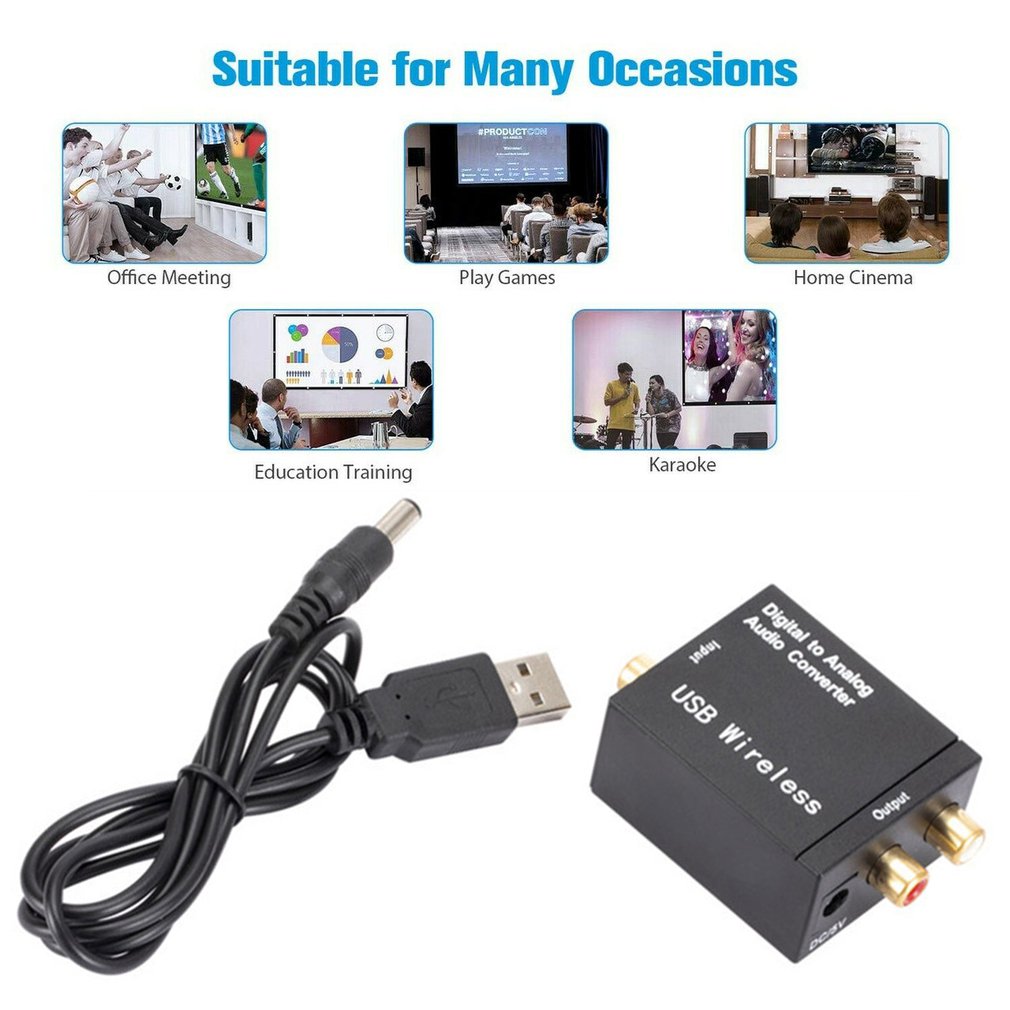 Headphone Amplifier Dac - Digitaal naar Analoog Audio Converter 3.5MM