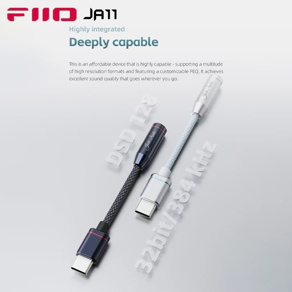Headphone Amplifier Dac - FiiO JadeAudio JA11: draagbare DAC-hoofdtelefoonversterker met
