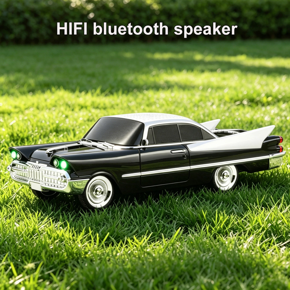 Retro klassieke automodel Blue - Audio Music Spotify recensie en prijs