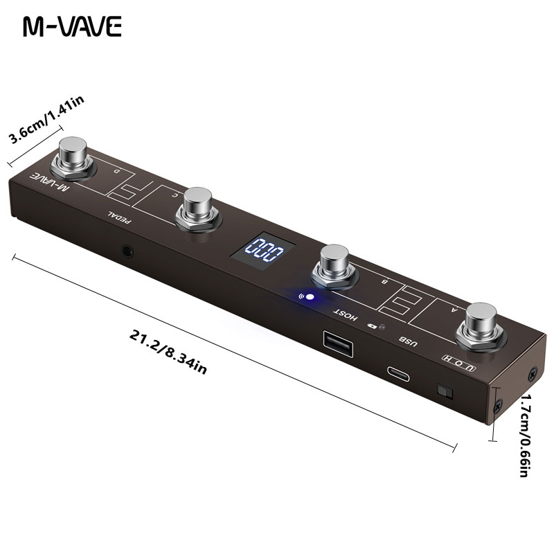 M-VAVE Digitale Multi-Effecten - Midi Controller Pad recensie en prijs