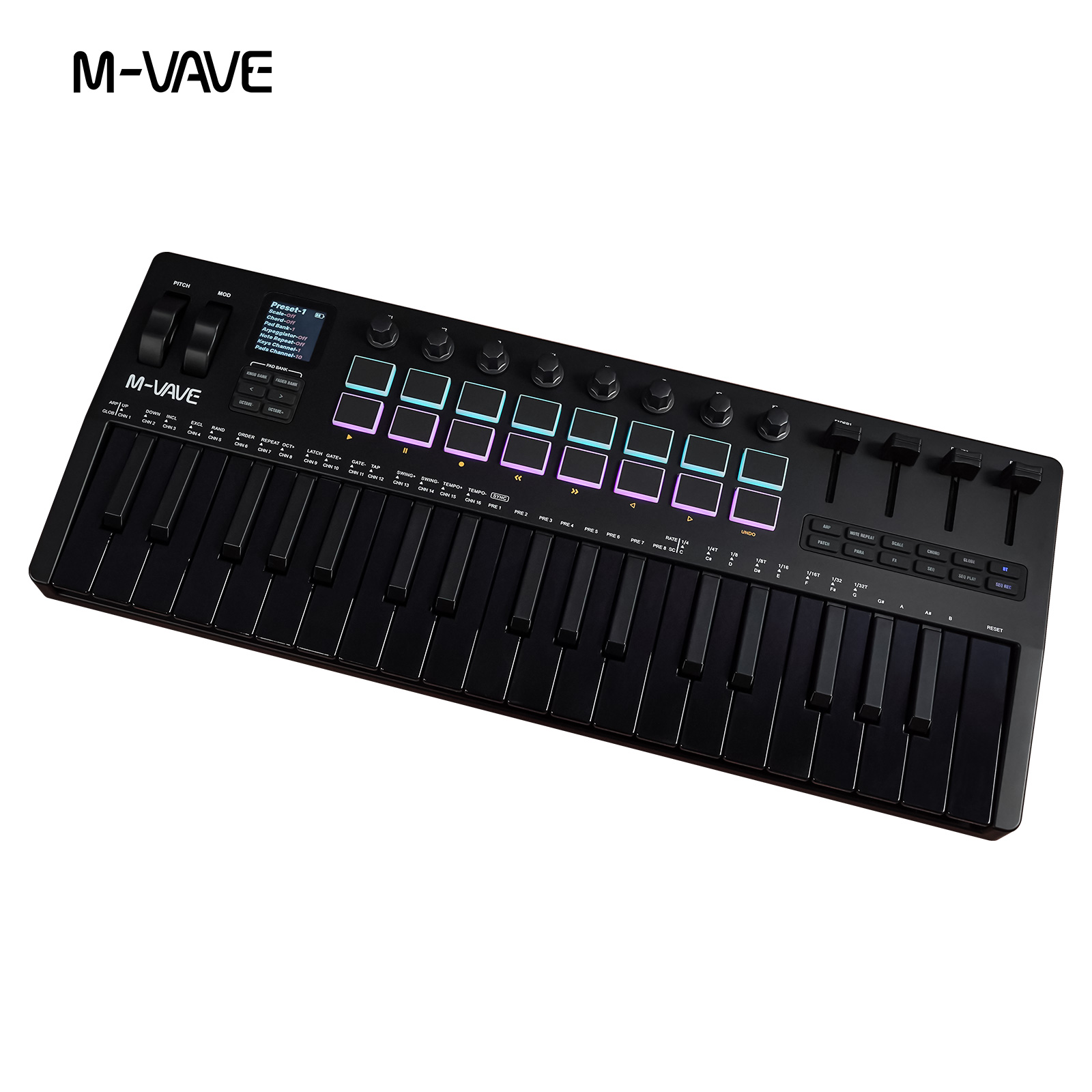 M-VAVE SMK-37 USB MIDI-control - Midi Controller Pad recensie en prijs